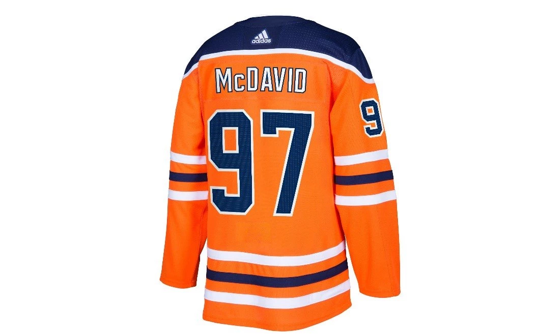 ADIDAS NHL AUTHENTIC OILERS MCDAVID #97 HOME PRO JERSEY Hockey