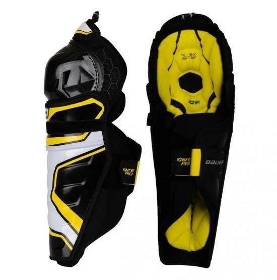 BAUER SUPREME IGNITE PRO SENIOR HOCKEY SHIN GUARDS - SEC