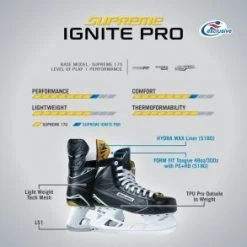 BAUER SUPREME IGNITE PRO YTH HOCKEY SKATES