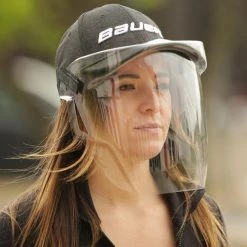 Accessories Bicycles Bauer Integrated Cap Face Shield