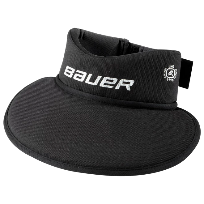 Hockey Bauer Junior Ng Nlp8 Core Bib Neck Guard Blk Youth