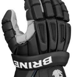 Brine Elite Women'S Lacrosse Gloves Black X-Small Accessories Hockey