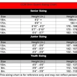 Ccm Classic Tacks Senior Hockey Shin Guards - Sec