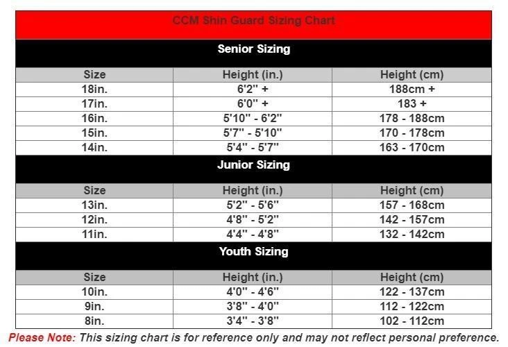 Ccm Classic Tacks Senior Hockey Shin Guards - Sec