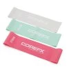 Corefx Ultra-Wide Strength & Toning Band Set Light/Grey 4-7 Lbs, Med/Blue 7-10 Lbs, Strong/Pink 12-18 Lbs