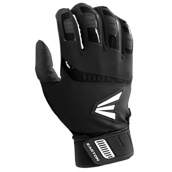 Easton Walk Off Adult Batting Gloves Black/Black Small A121803 Bk/Bk