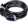 Evo Lockup Combo Cable Lock 10 Mm Black 6Ft