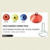 Sports Replay - Sports Excellence Field Marker Combo Pack - Holder With 40 Multi Colour 40 Pack Multi