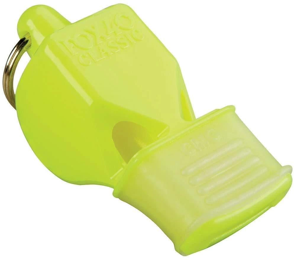 Fox 40 Classic Cmg Coaches Whistle 3 Chamber Pealess