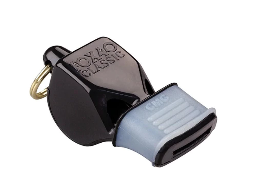 Fox 40 Classic Cmg Coaches Whistle 3 Chamber Pealess