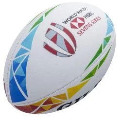 Balls - Inflatables Gilbert Hsbc 7'S Series Replica Rugby Ball Size 5