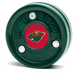 Green Biscuit Nhl Off Ice Training Puck Hockey