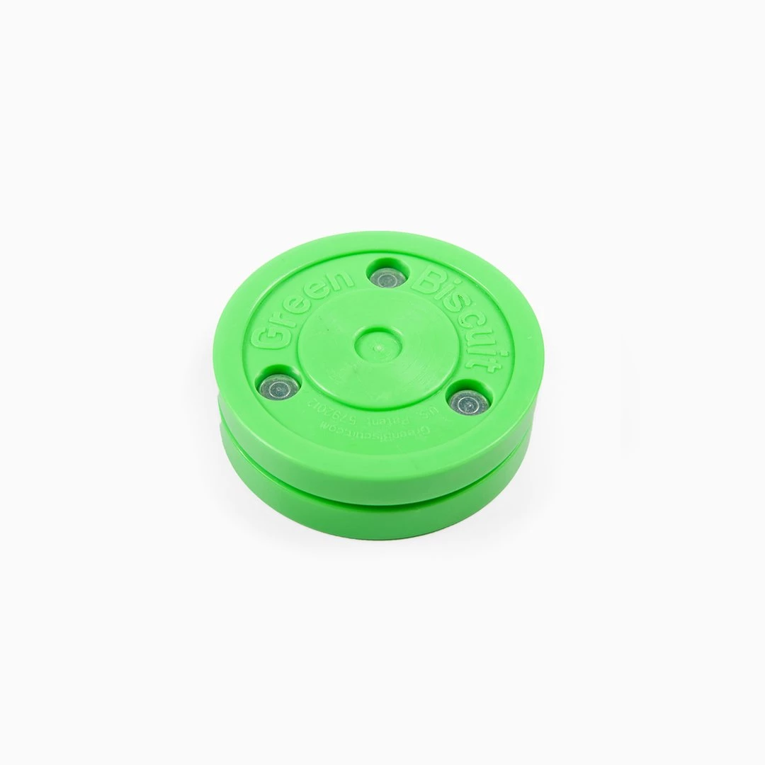 Hockey Green Biscuit Stick Handling Training Puck Off Ice Green