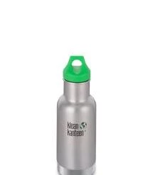 Bicycles KLEAN KANTEEN 12oz CLASSIC VACUUM INSULATED WATER BOTTLE (W/LOOP CAP)