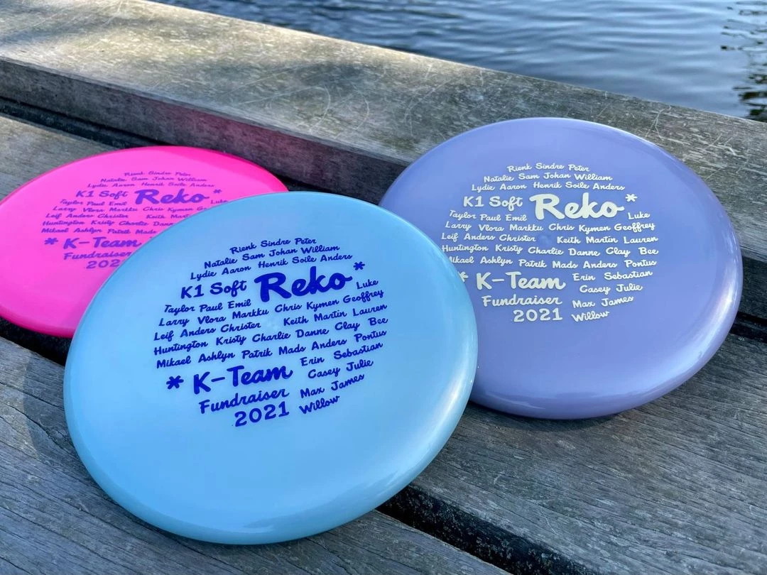 Disc Golf Kastaplast K1 Soft Team Fundraiser Golf Discs (Not Glow)