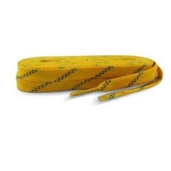 Lowry Standard Molded Tip Waxed Laces Hockey