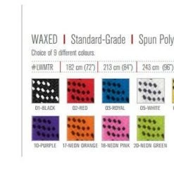 Lowry Standard Waxed Hockey Skate Lace