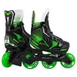 Mission Rh Lil'Ripper Youth Adjustable Sz 11-1 Yth Inline Roller Hockey Skates