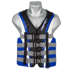 Sports Replay - Sports Excellence Obrien Men's 4 Belt Pro Nylon Vest Life Jacket Water Sports