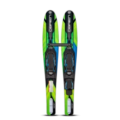 Obrien Vortex Series Junior 54" Combo Water Skis W/ Jr X7 Bindings Green Water Sports