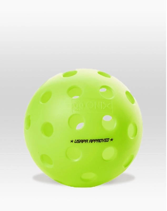 Racket Sports Onix Fuse G2 Outdoor Pickleball Balls ( 3 Pack ) Neon Green