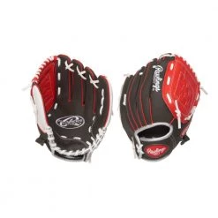 Rawlings Player'S Series 10" Youth Ball Glove Dark Shadow/Red/White Diamond Sports