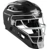 Catcher's Equipment Rawlings Renegade Hockey Style Junior Catchers Helmet Blk/Sil