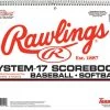 Baseball & Softball Accessories Rawlings Score Book System 17 Baseball/Softball