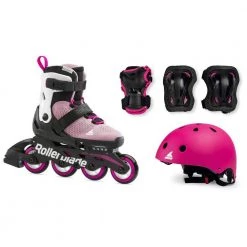 Rollerblade Micro Cube Girls Inline Skate Set