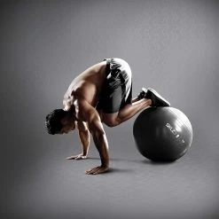 SKLZ STABILITY 65 CM DARK GREY BALL W/ DUAL ACTION PUMP