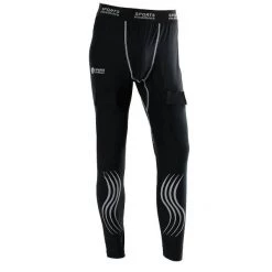 Sports Excellence Sec Ti50 Junior Baselayer Pants W/Gel, Cup & Velcro Accessories Hockey
