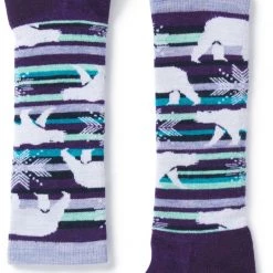 Smart Wool Winter Apparel Smartwool Kid'S Winter Sports Polar Bear Socks