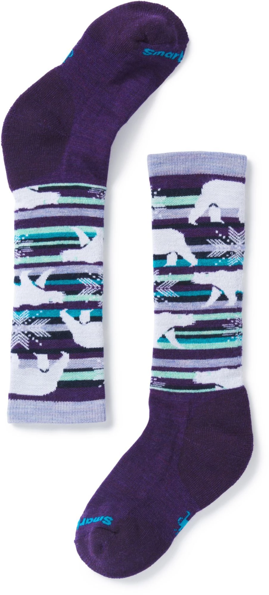 Smart Wool Winter Apparel Smartwool Kid'S Winter Sports Polar Bear Socks