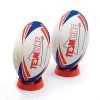 Sports Replay - Sports Excellence Balls - Inflatables Teamline Rugby Ball Wht/Blu/Red