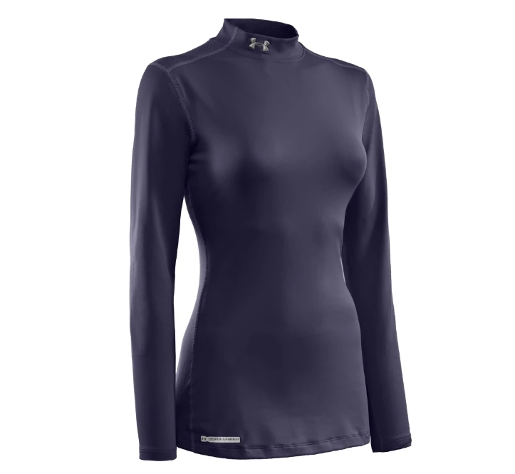 UNDER ARMOUR COLD GEAR AUTHENTIC MOCK WOMEN'S LONG SLEEVE T-SHIRT
