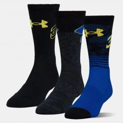 Accessories Bicycles UNDER ARMOUR U339 PHENOM SC30 3.0 CREW SOCKS 3 PACK