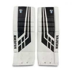 Sports Replay - Sports Excellence Vaughn Velocity Ve8 Junior Goalie Pads 26 + 2 Wht/Blk Hockey