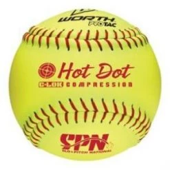 Diamond Sports WORTH SPN 12" SPN12HDSY HOT DOT SOFTBALL