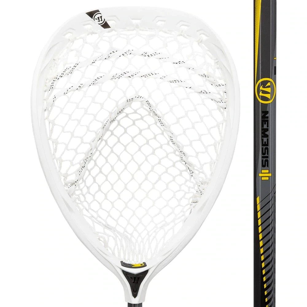 Warrior Nemesis 3 Complete Goalie Lacrosse Stick White