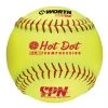 Worth 12" Optic Hot Dot Softball Spn12Hdsy