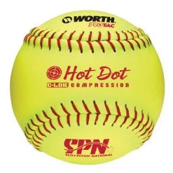 Worth 12" Optic Hot Dot Softball Spn12Hdsy