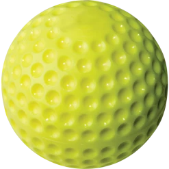 Worth 9" Ylw Pitching Machine Dimpled Ball 9" Diamond Sports